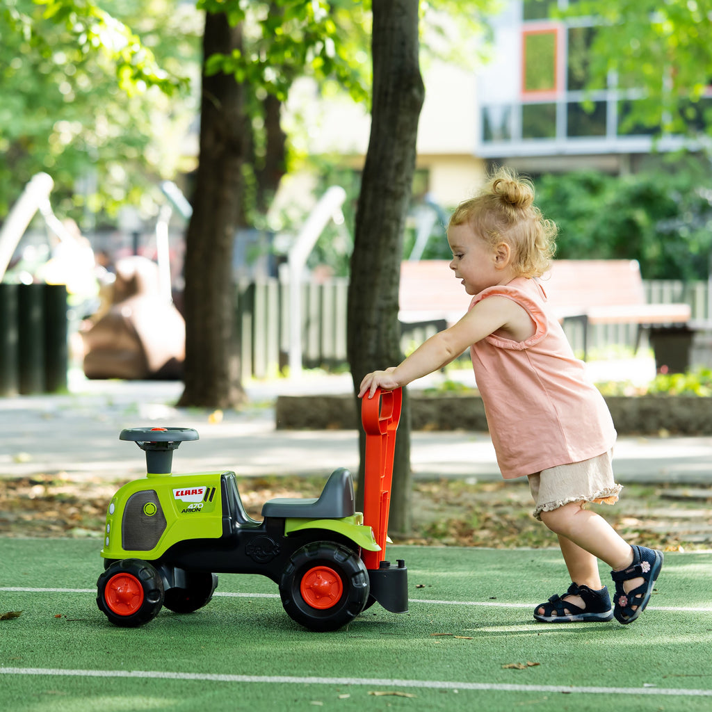 FALK paspiriamas traktorius-stumdukas Baby Claas Arion 470 su signalu