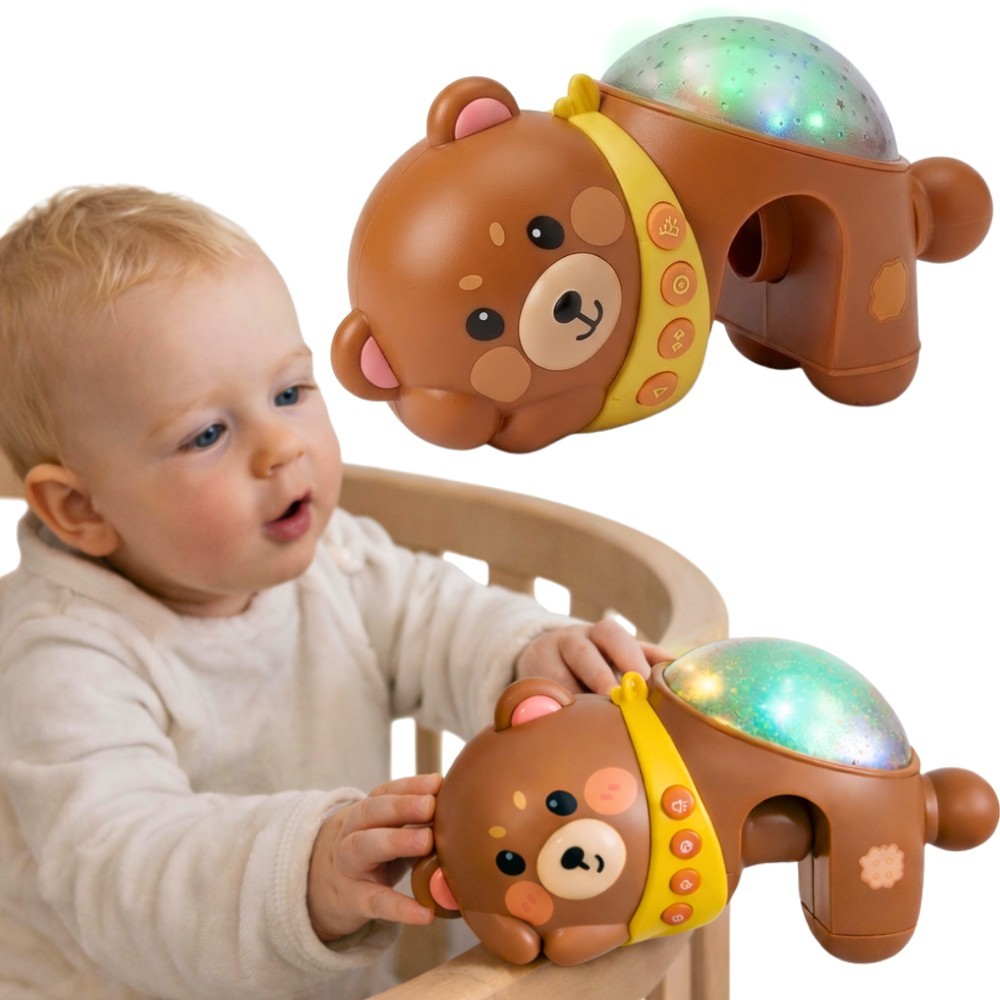 WOOPIE BABY projektorius-naktinė lemputė vaikams „Meškiukas“