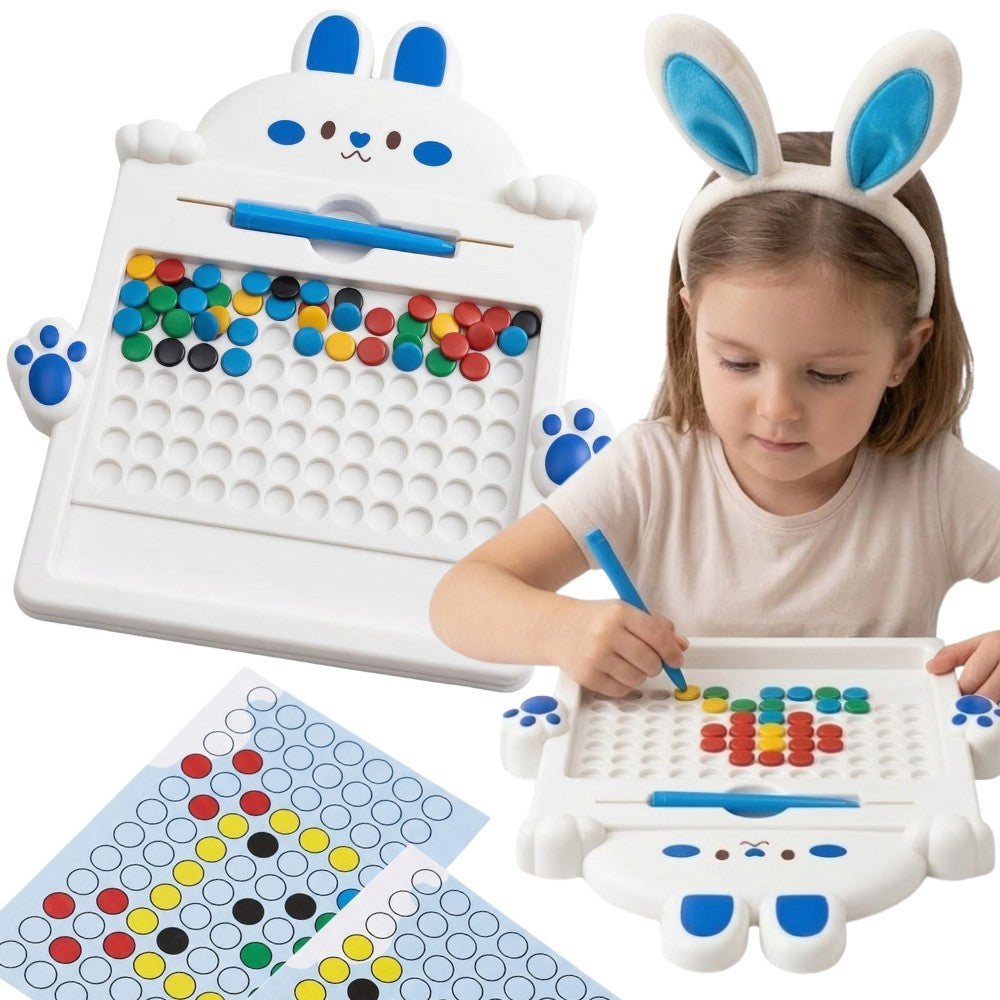 WOOPIE Montessori magnetinė lenta vaikams MagPad „Triušiukas“
