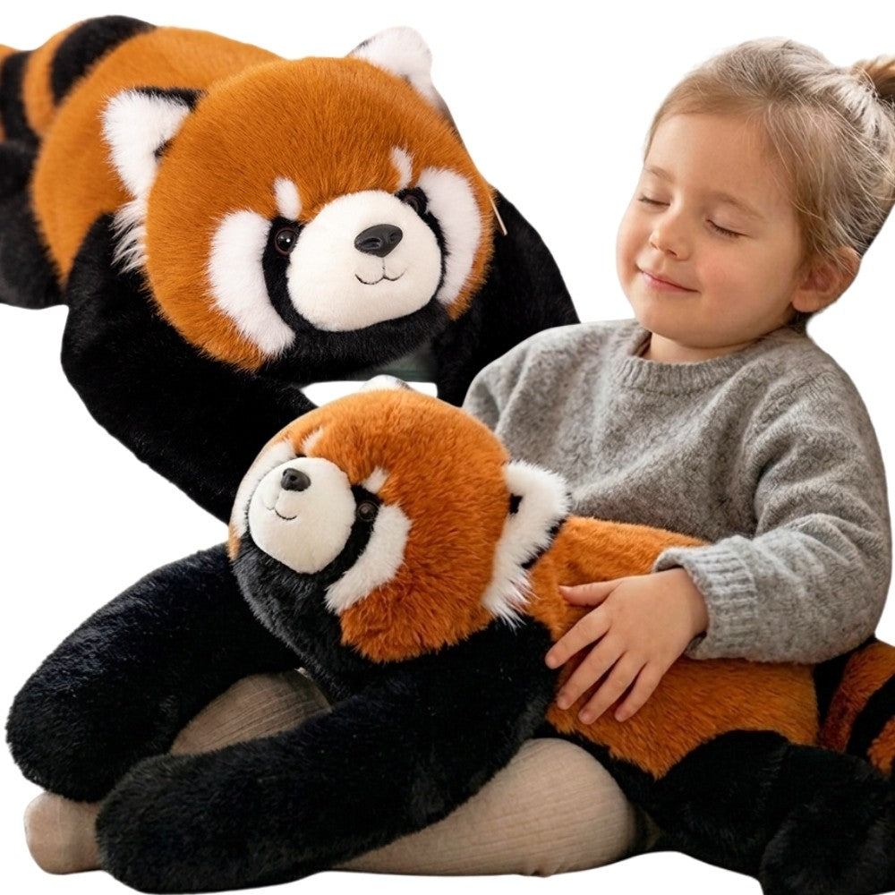 WOOPIE sveriamoji sensorinė pliušinė raudonoji panda, 65 cm, 2,5 kg