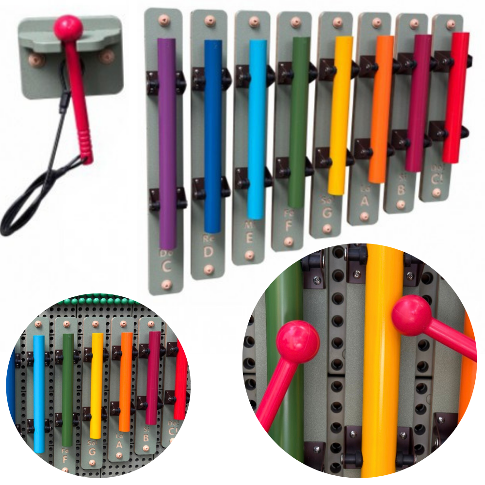 MASTERKIDZ skambantys vamzdeliai – muzikinis instrumentas STEM sienelei