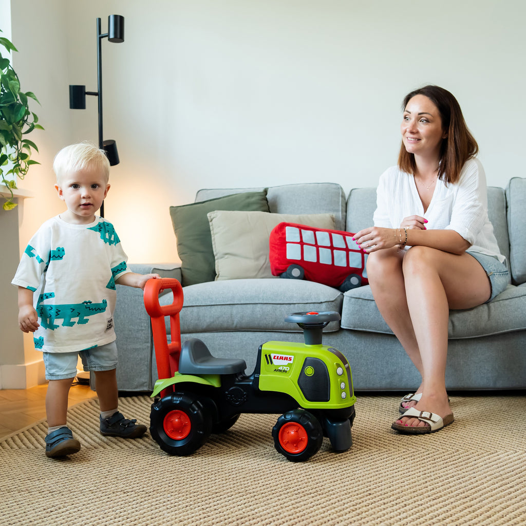 FALK paspiriamas traktorius-stumdukas Baby Claas Arion 470 su signalu