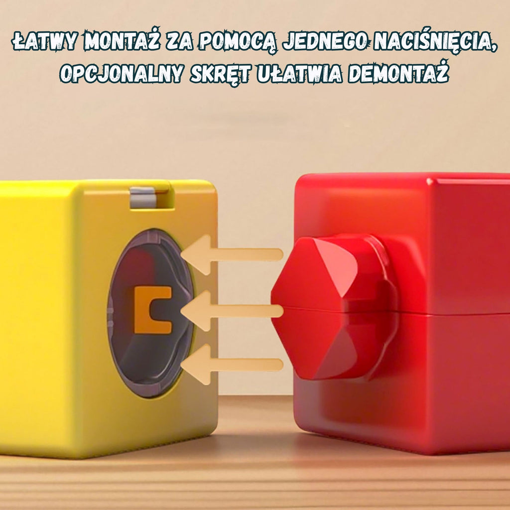 WOOPIE magnetinė antigravitacinė traukinio trasa „Magic Cube“, 68 vnt.