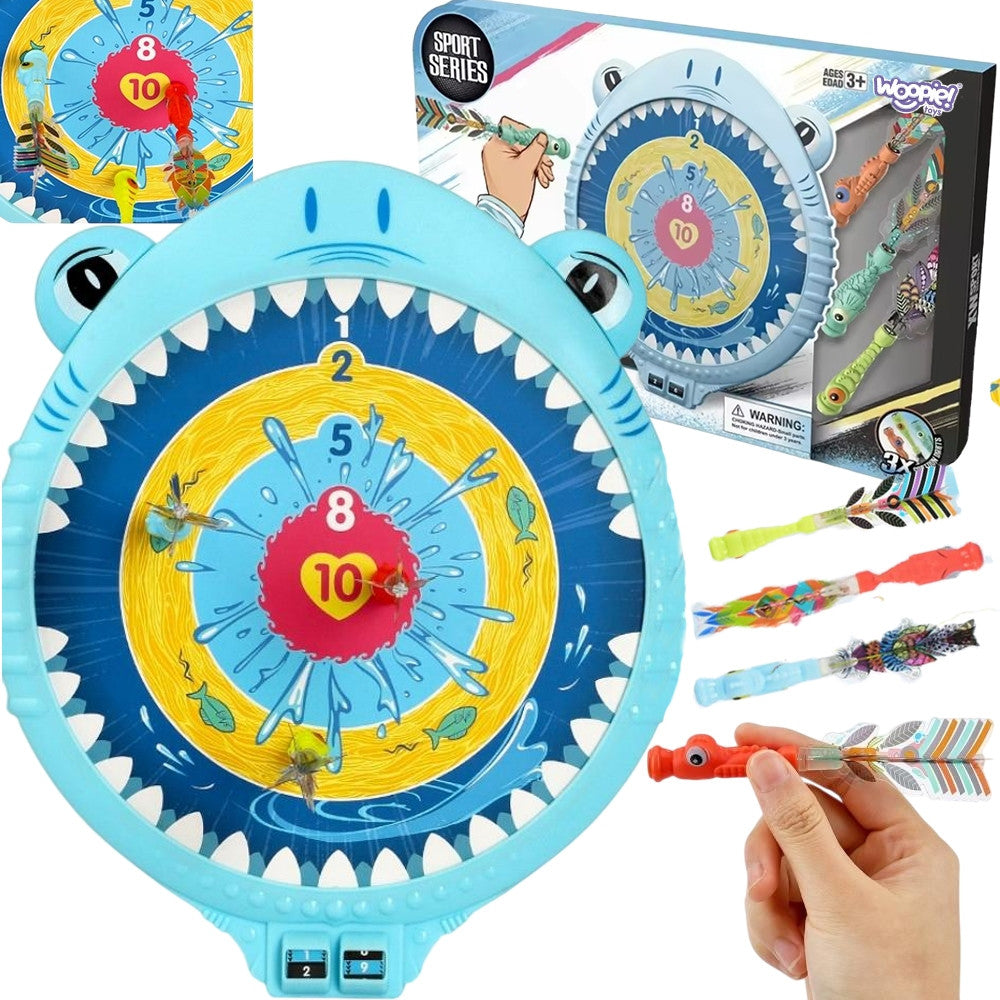 WOOPIE magnetinis smiginis „Linksmasis ryklys“