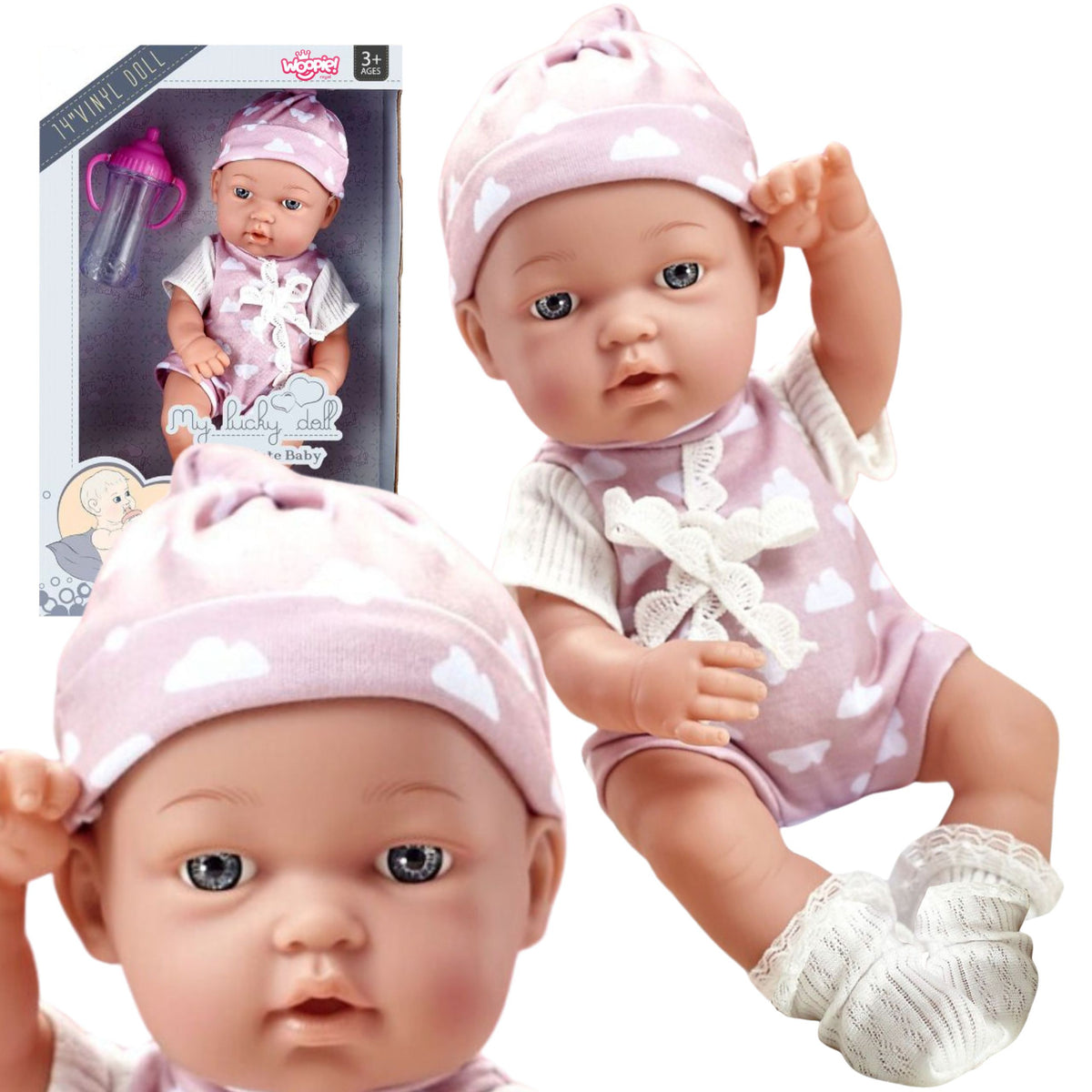 WOOPIE ROYAL mielas kūdikis kostiumėliu, 36 cm