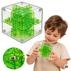 WOOPIE 3D labirintas-kubas su kamuoliuku, žalias