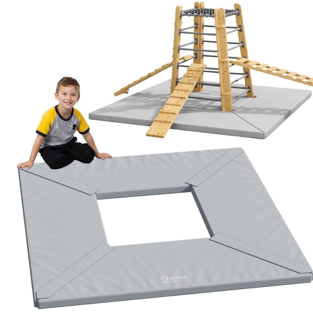 CLASSIC WORLD EDU trapecinis apsauginis gimnastikos čiužinys lauko bokšteliui