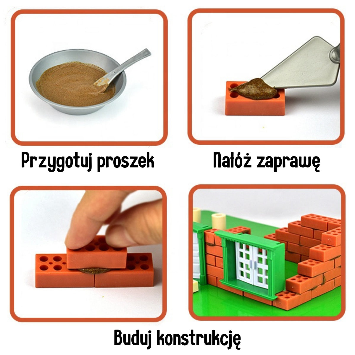WOOPIE plytų statybos rinkinys „Vila“, 357 vnt.