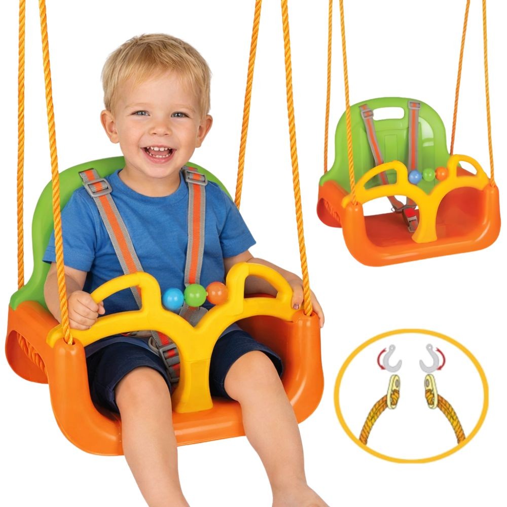 WOOPIE sūpynės „3 in 1“, oranžinės