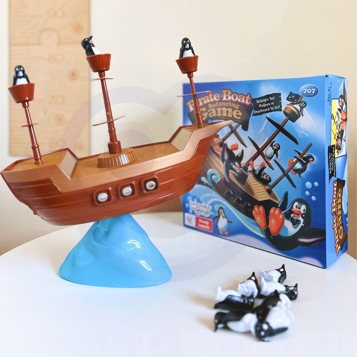 WOOPIE arkadinis žaidimas „Pingvinų piratų laivas“