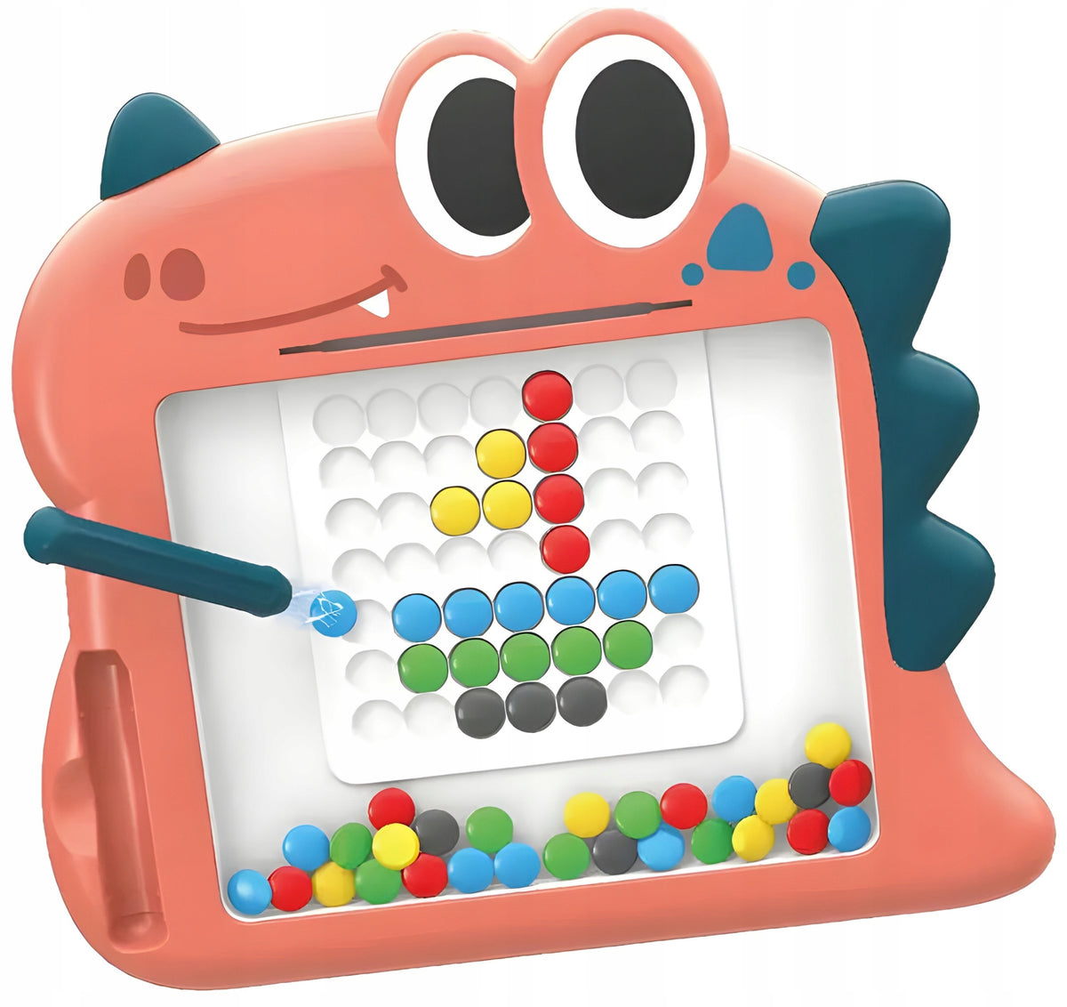 WOOPIE Montessori magnetinė lenta vaikams MagPad „Dinozauras“