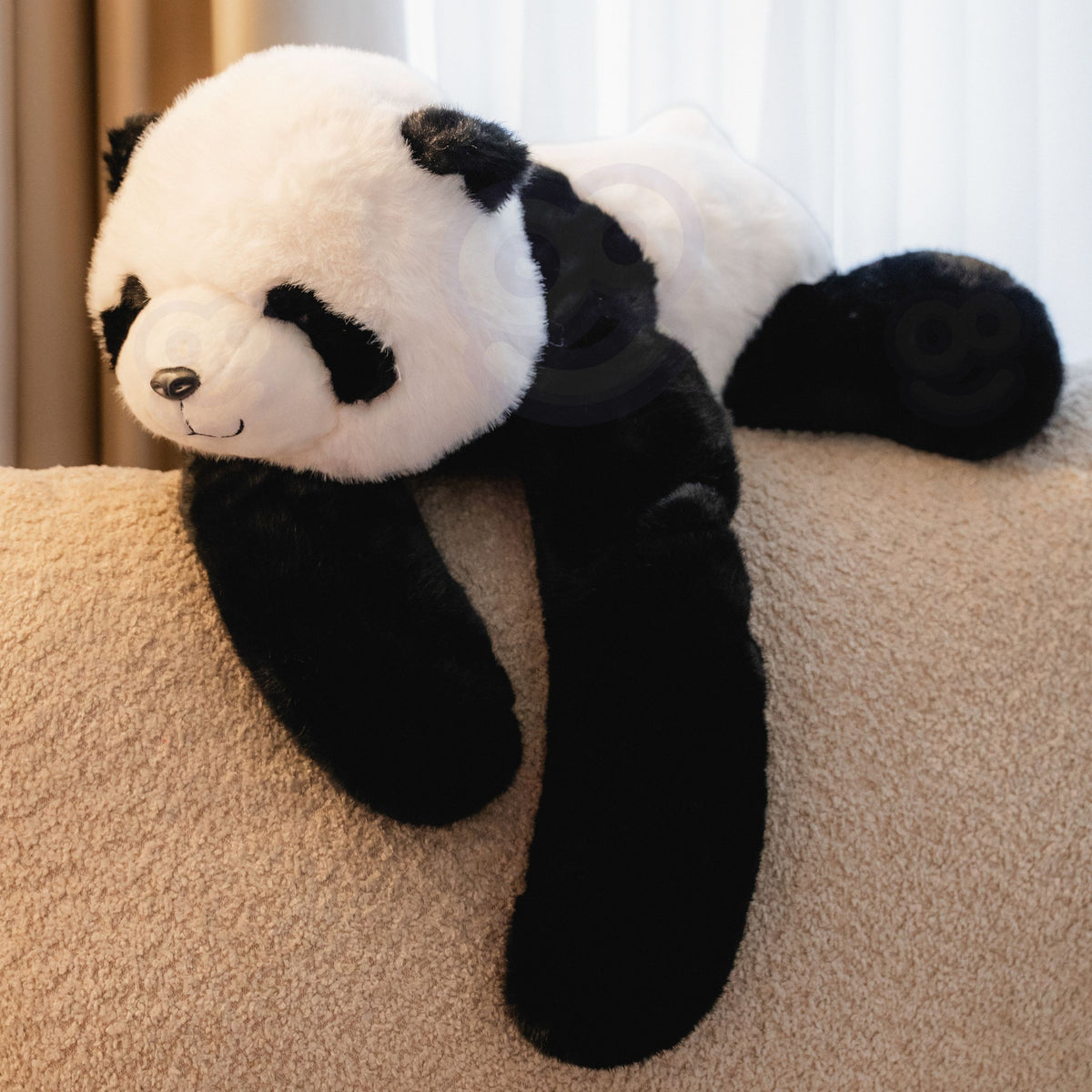 WOOPIE sveriamoji sensorinė pliušinė panda, 65 cm, 2,5 kg