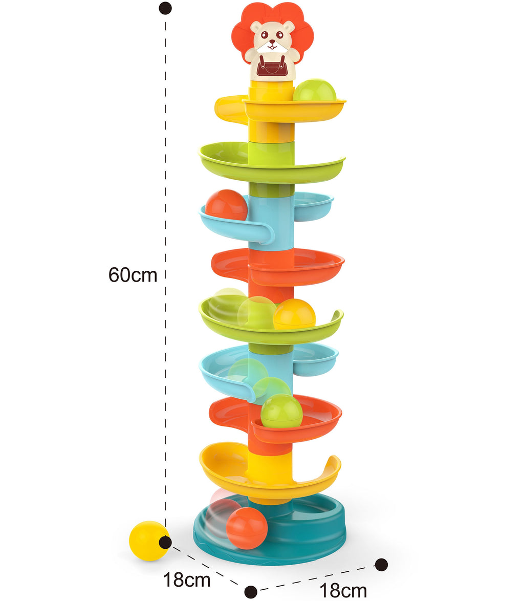 WOOPIE BABY kamuoliukų trasa-spiralė su 6 kamuoliukais