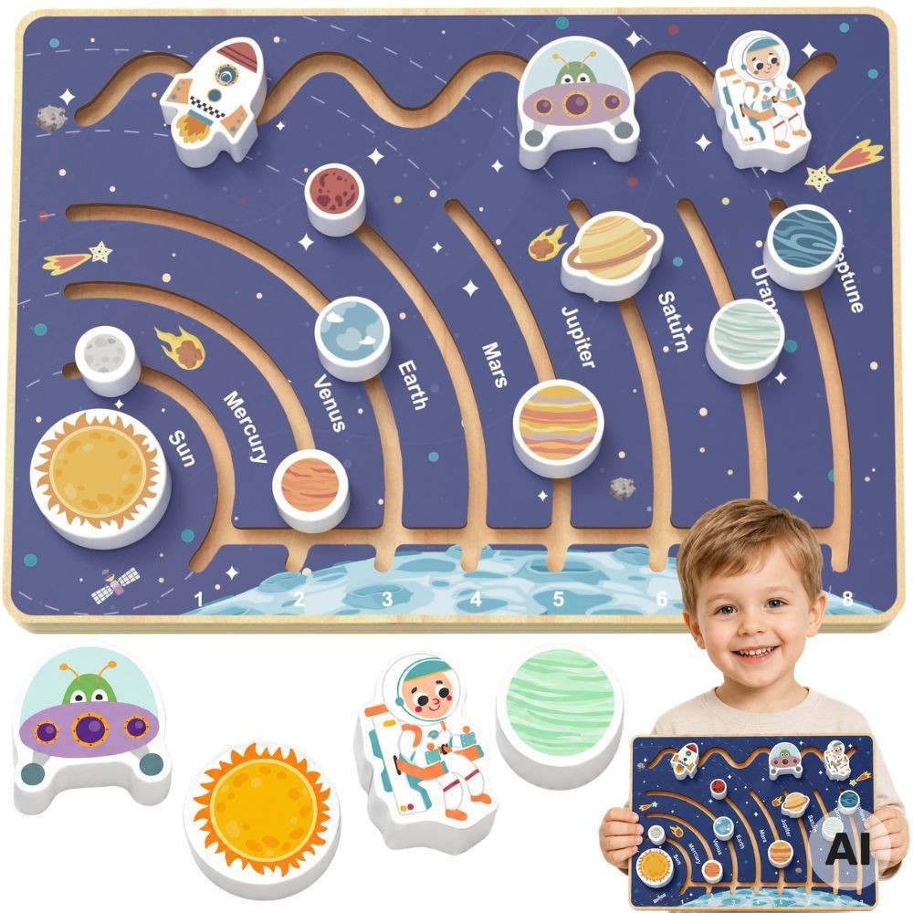 TOOKY TOY lavinamoji lenta „Saulės sistema“