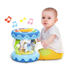WOOPIE BABY muzikinis būgnelis-dėžutė-projektorius 3in1 ir volelis ropoti