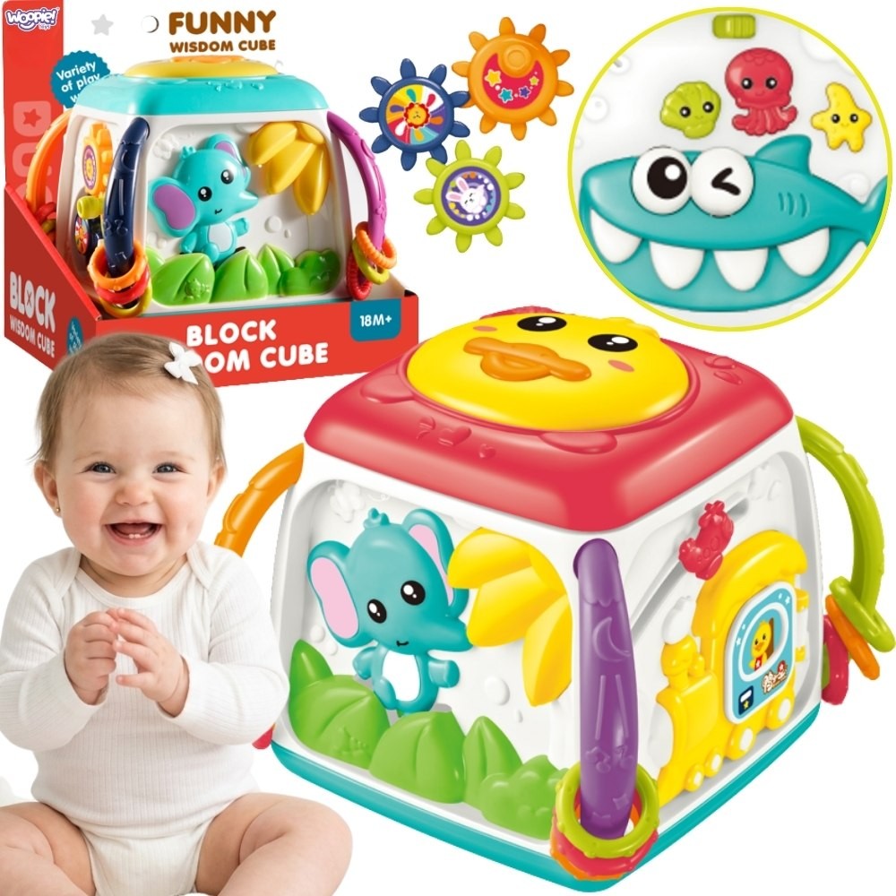 WOOPIE BABY interaktyvus daugiafunkcis lavinamasis kubas, nuo 18 mėn.