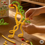 WOOPIE 3D kūrybinis konstruktorius „Dinozauras“, 71 vnt.