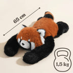 WOOPIE sveriamoji sensorinė pliušinė raudonoji panda, 65 cm, 1,5 kg