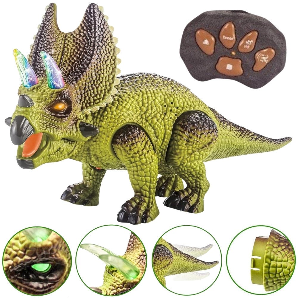 WOOPIE nuotoliniu būdu valdomas dinozauras-robotas triceratopsas