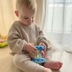 WOOPIE BABY muzikinis būgnelis-dėžutė-projektorius 3in1 ir volelis ropoti
