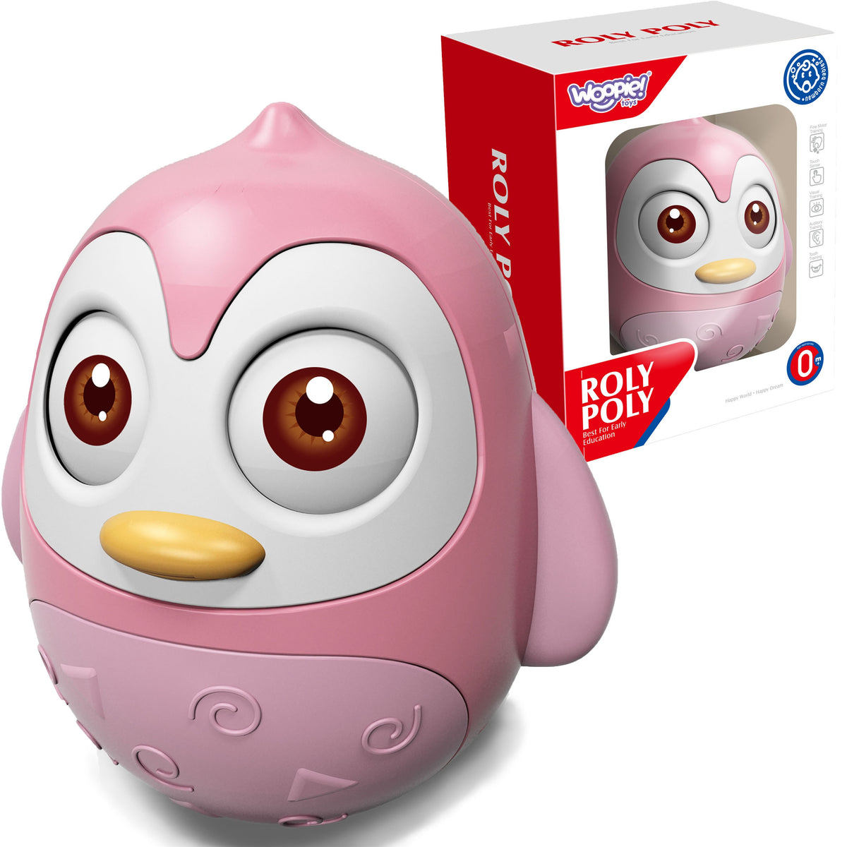 WOOPIE BABY sensorinis pingvinas-nevirtukas