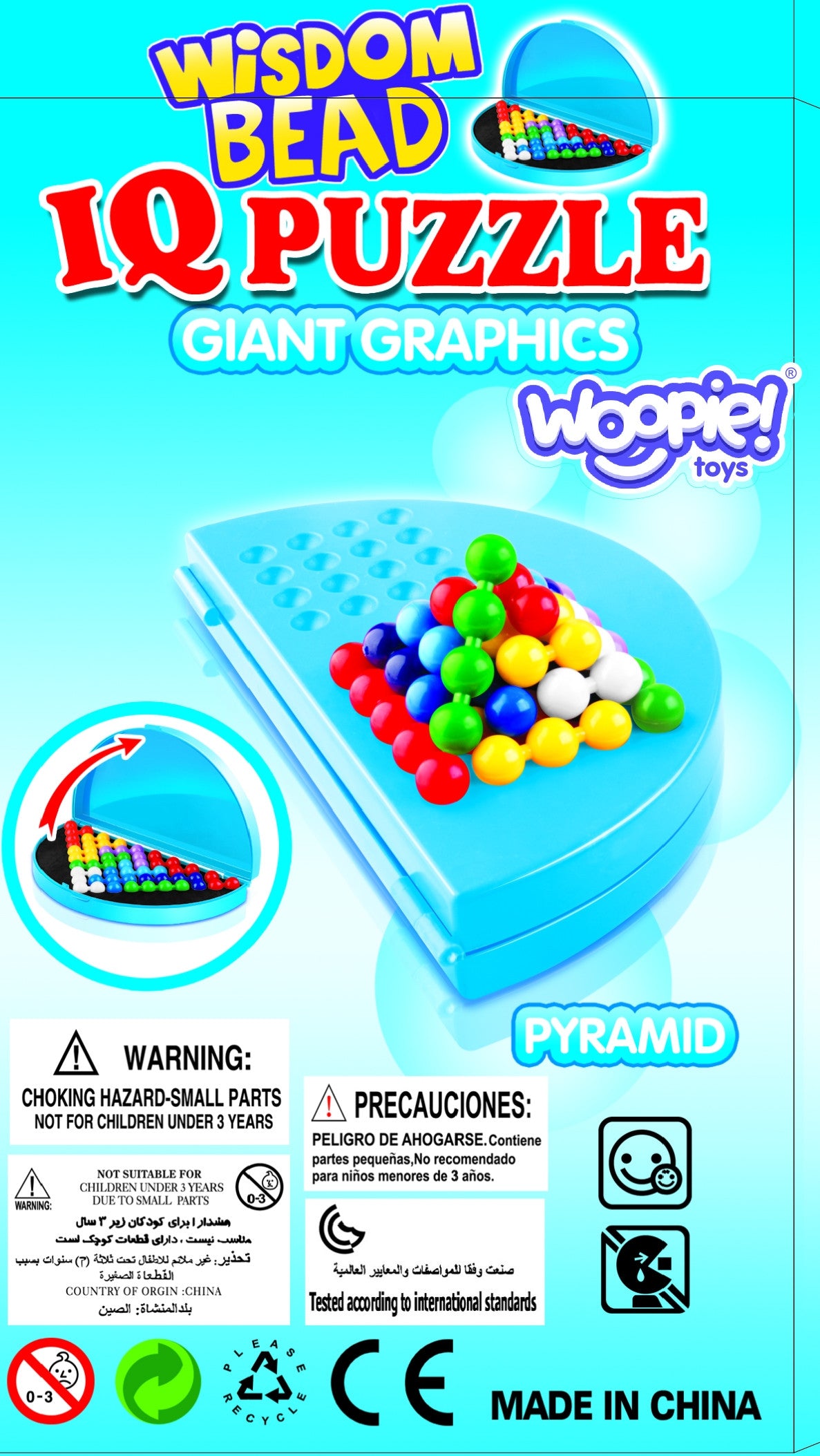 WOOPIE loginis žaidimas „IQ galvosūkis“ 2D ir 3D