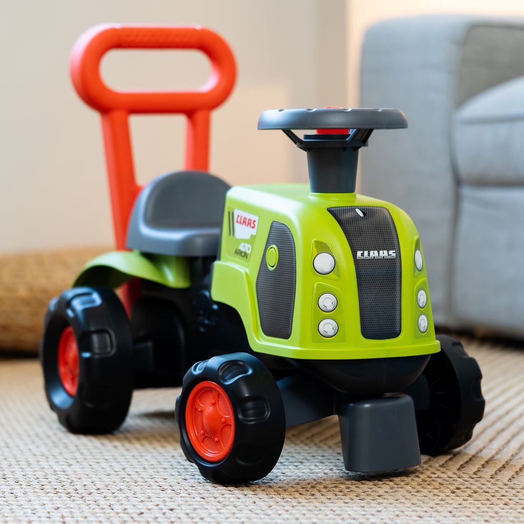 FALK paspiriamas traktorius-stumdukas Baby Claas Arion 470 su signalu