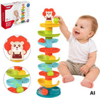 WOOPIE BABY kamuoliukų trasa-spiralė su 6 kamuoliukais