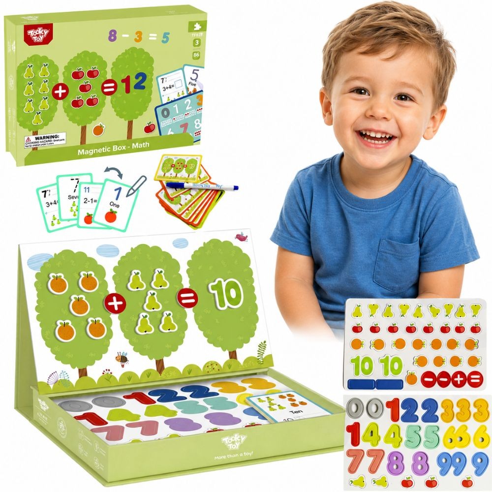 TOOKY TOY medinis magnetinis Montessori matematikos žaidimas vaikams
