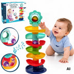 WOOPIE BABY kamuoliukų trasa-spiralė su 2 kamuoliukais