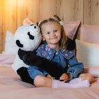 WOOPIE sveriamoji sensorinė pliušinė panda, 65 cm, 1 kg