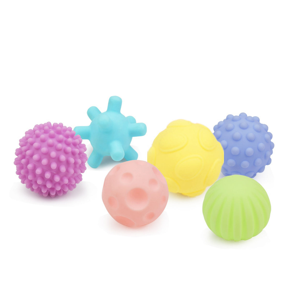 WOOPIE BABY sensorinės minkštos kaladėlės, 6 vnt.