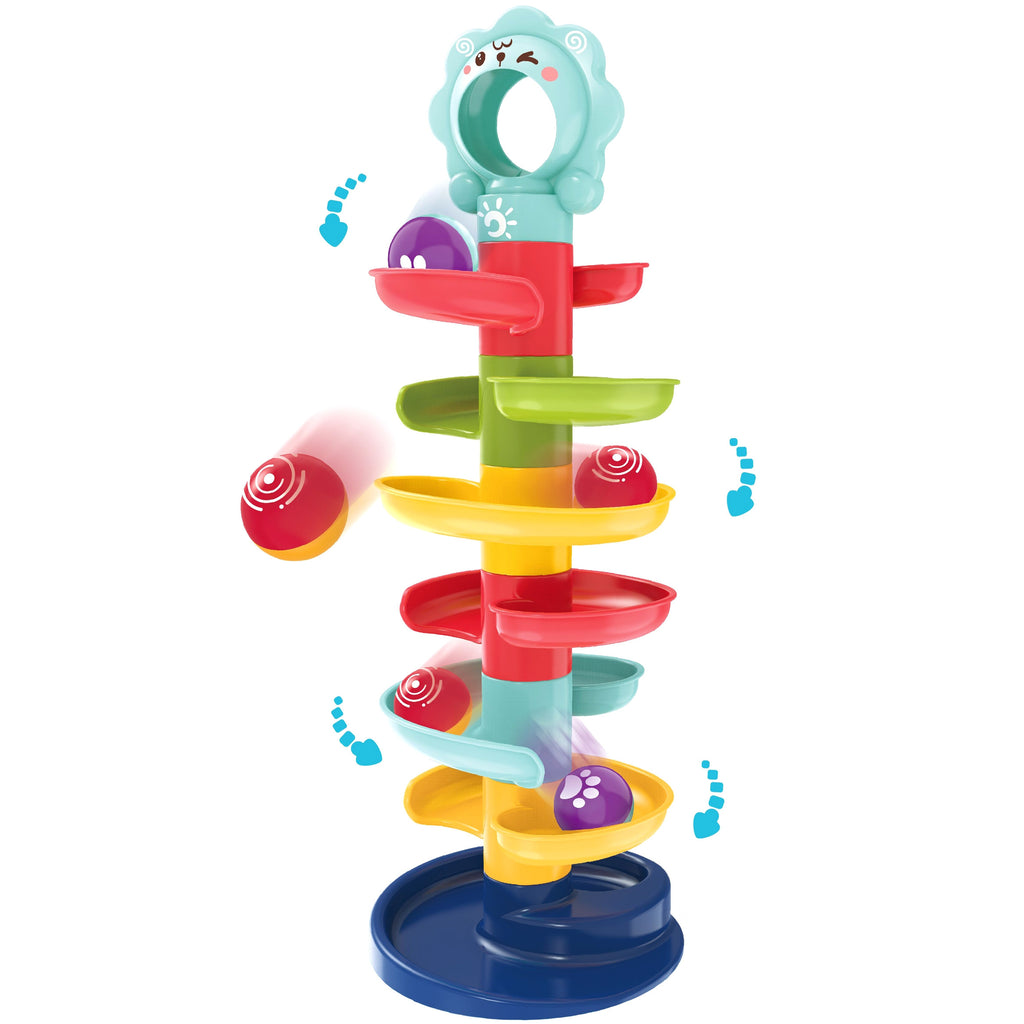 WOOPIE BABY kamuoliukų trasa-spiralė su 2 kamuoliukais