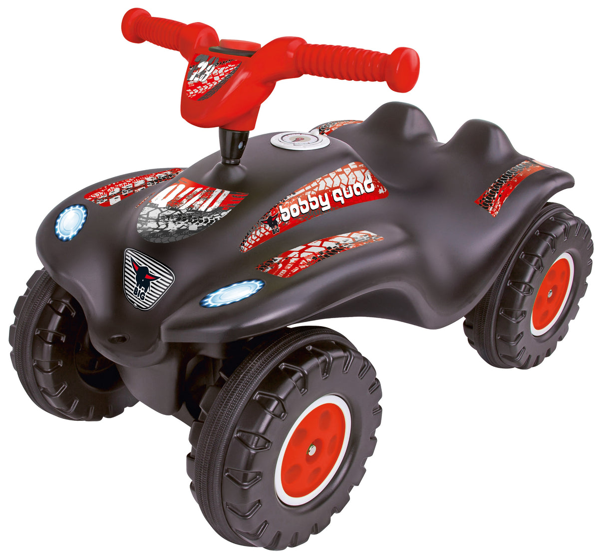 BIG Bobby Quad Racing paspiriamas keturratis, juodas