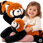 WOOPIE sveriamoji sensorinė pliušinė raudonoji panda, 65 cm, 1 kg