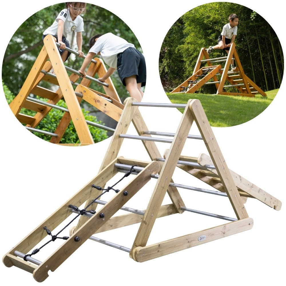CLASSIC WORLD EDU medinė Montessori laipiojimo kopėtėlių aikštelė XL