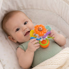 WOOPIE BABY sensorinis barškutis-kramtukas „Gėlytė“, nuo gimimo