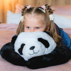 WOOPIE sveriamoji sensorinė pliušinė panda, 65 cm, 1 kg