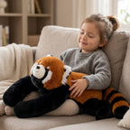 WOOPIE sveriamoji sensorinė pliušinė raudonoji panda, 65 cm, 2,5 kg