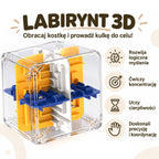WOOPIE loginis galvosūkis 3D labirintas-kubas, spalvotas