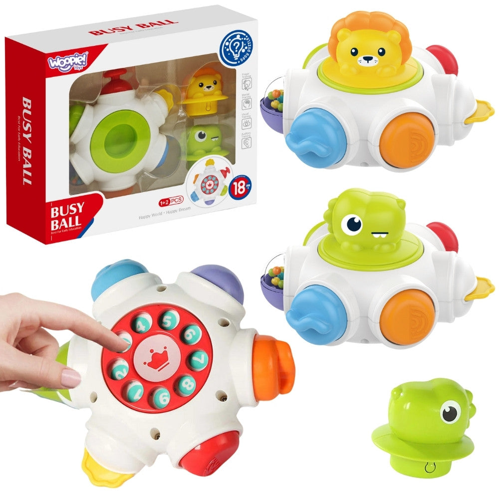WOOPIE BABY lavinamasis sensorinis kubas „Kosminė raketa“, nuo 18 mėn.
