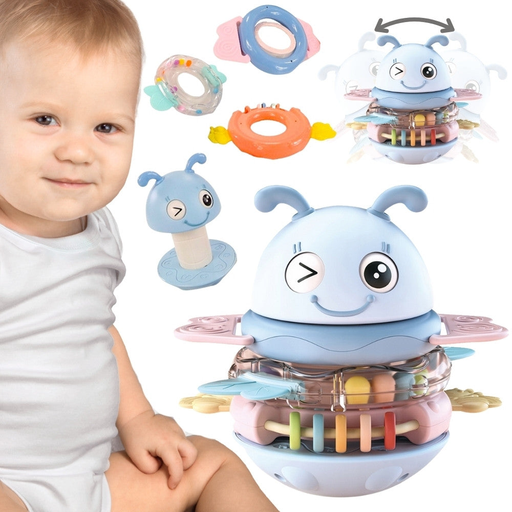 WOOPIE Baby sensorinis nevirtukas „2 in 1“ – barškutis ir kramtukas
