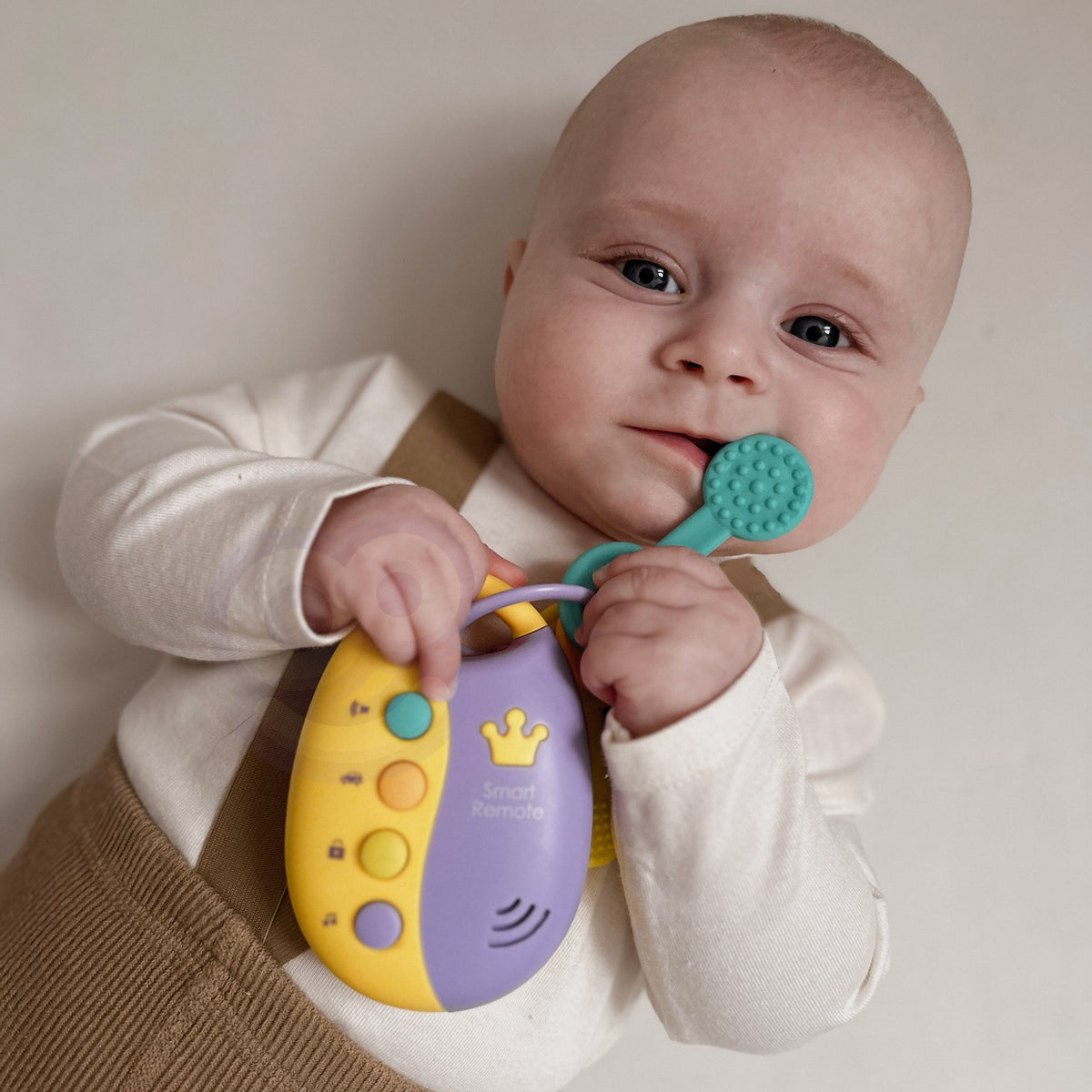 WOOPIE BABY interaktyvūs automobilio raktai su pulteliu ir kramtukais 2in1