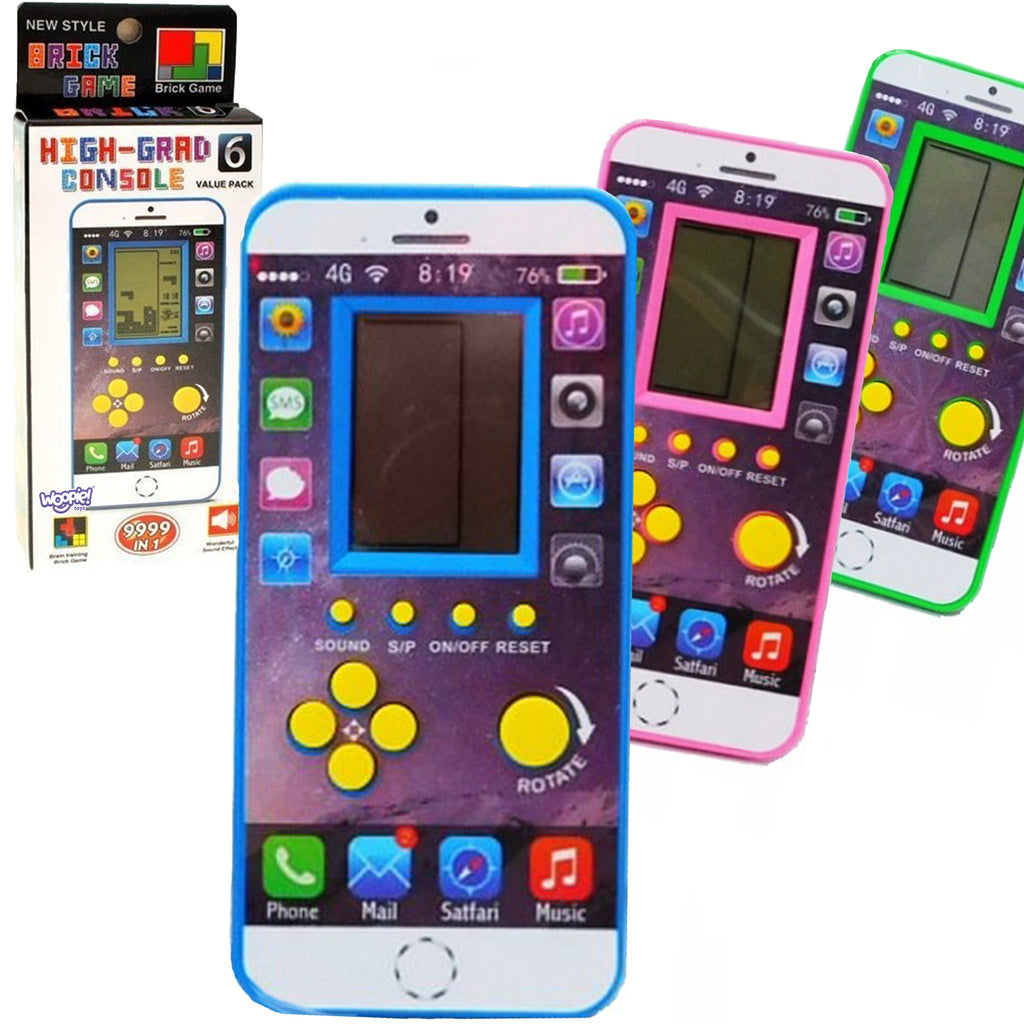 WOOPIE elektroninis mini „Tetris“ žaidimas, kišeninis