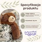 WOOPIE sveriamasis sensorinis pliušinis meškiukas, 65 cm, 2,5 kg