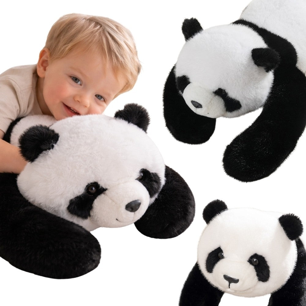 WOOPIE sveriamoji sensorinė pliušinė panda, 65 cm, 1,5 kg