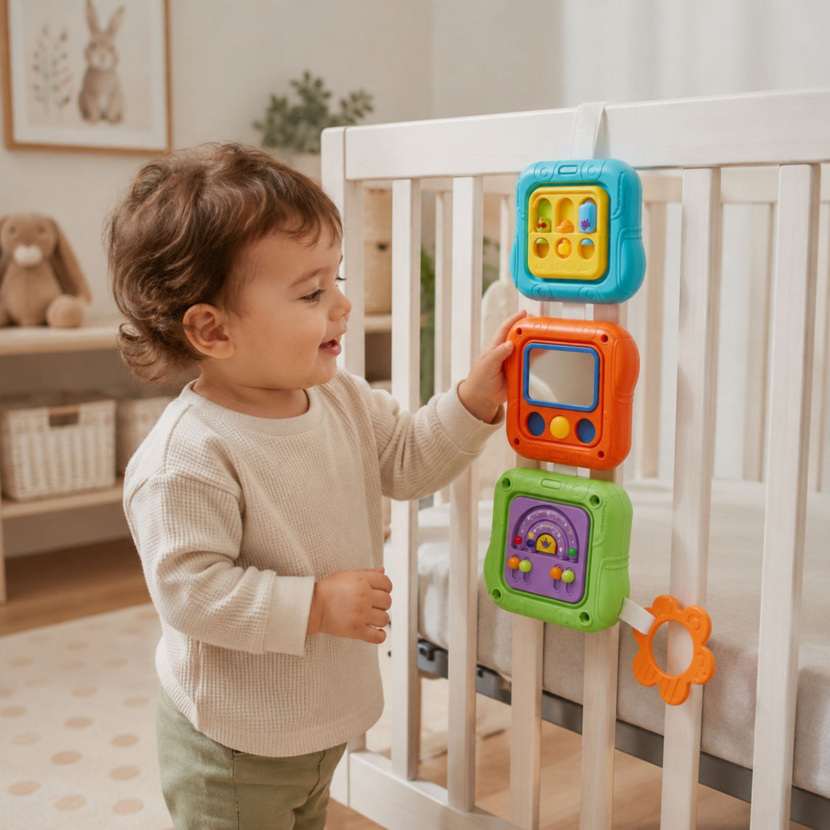 WOOPIE BABY sensorinis lavinamasis kubas 6in1