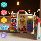 WOOPIE BABY interaktyvi lavinamoji lenta-lagaminėlis „Automobilis“ 3in1