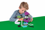 Mikroskopas Junior 40x-640x violetinis