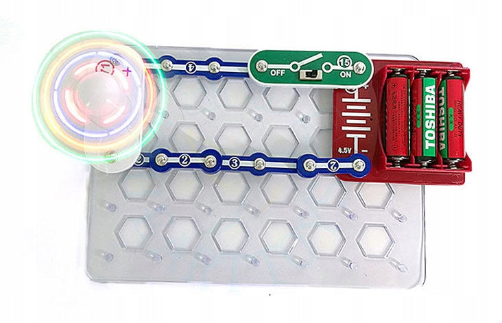 ELECTRONIC BLOCKS No.108 elektronikos laboratorija su LED efektais